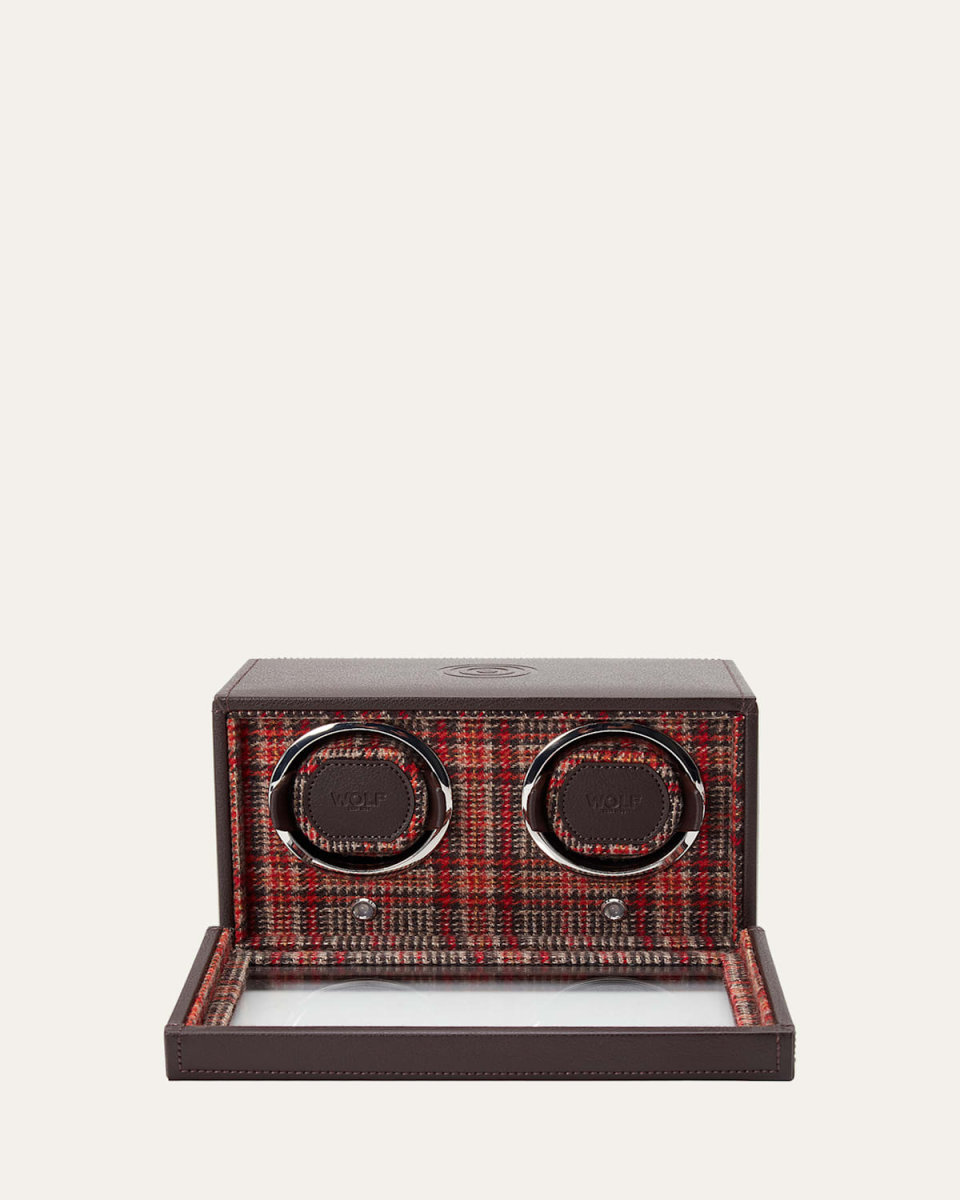 x WM Brown Double Watch Winder